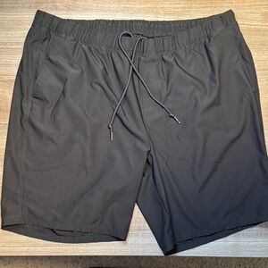 Men's Black Athletic Shorts